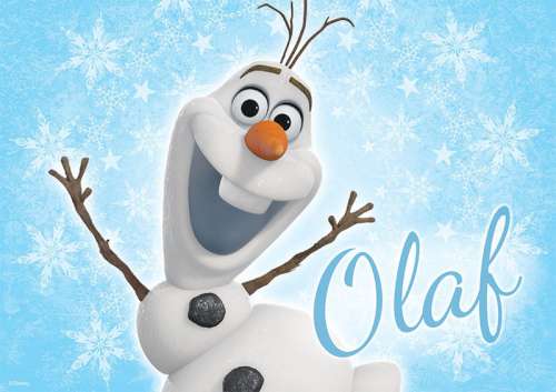 Frozen Olaf A4 Edible Icing Image - Click Image to Close
